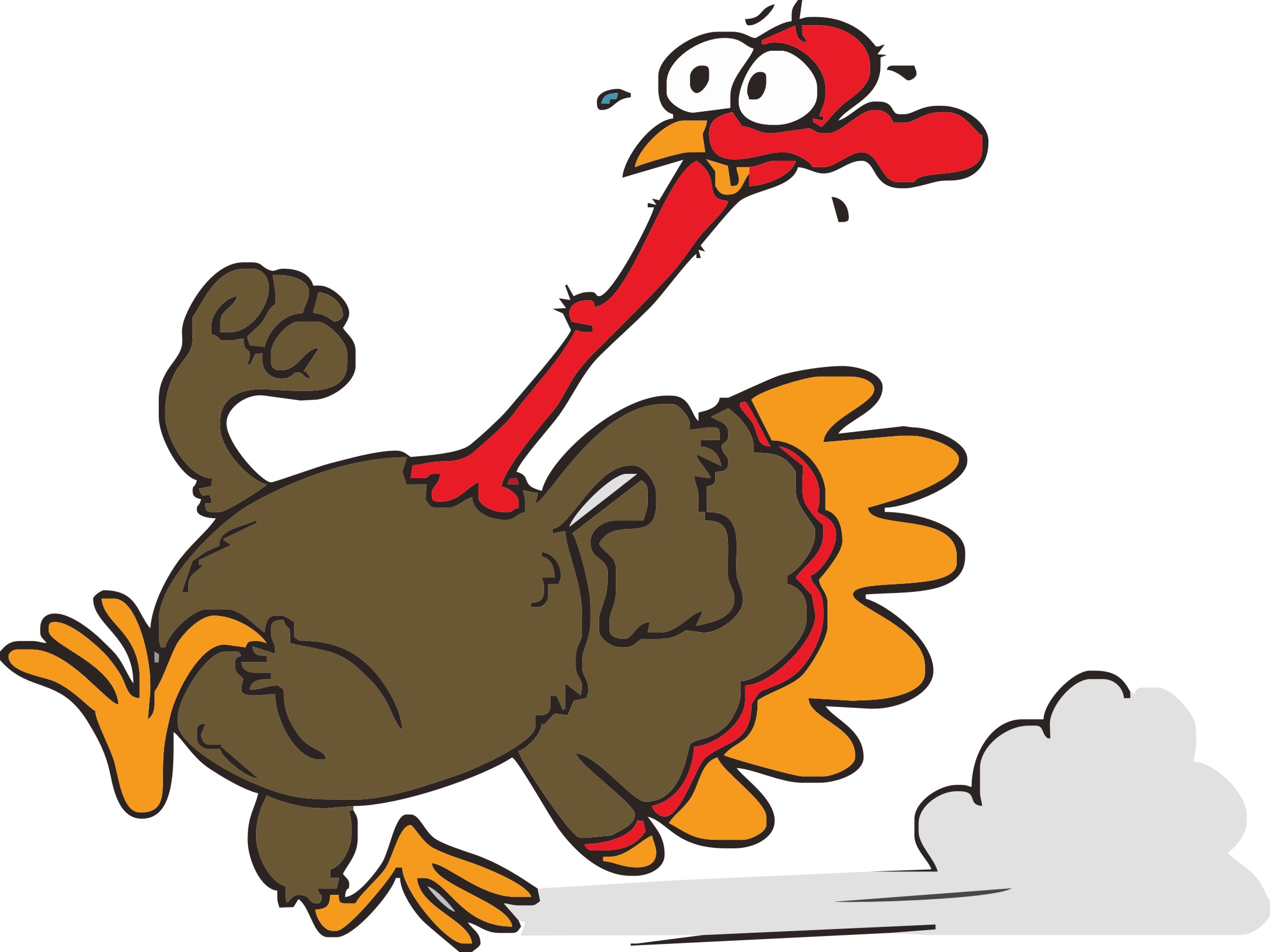 Funny Cartoon Turkeys - Cliparts.co