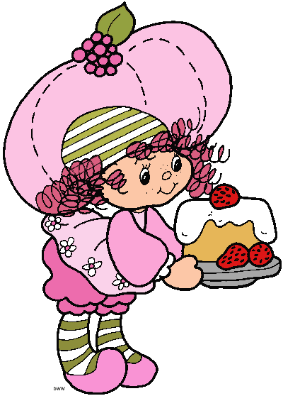 Original Strawberry Shortcake Clipart - Character Images -