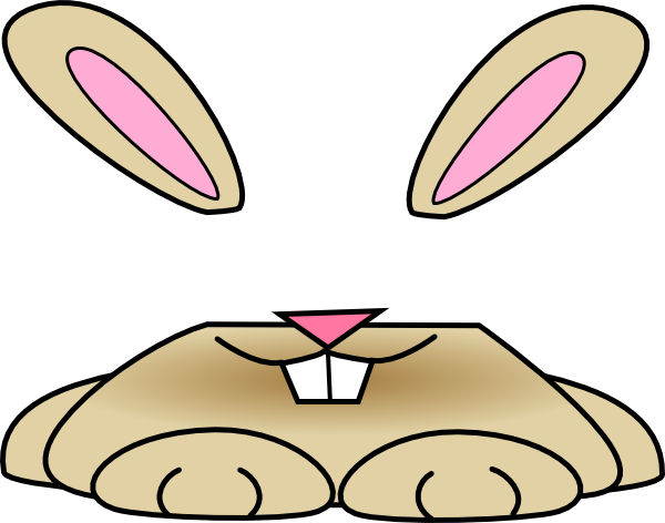 Easter Bunny clip art - vector clip art online, royalty free ...