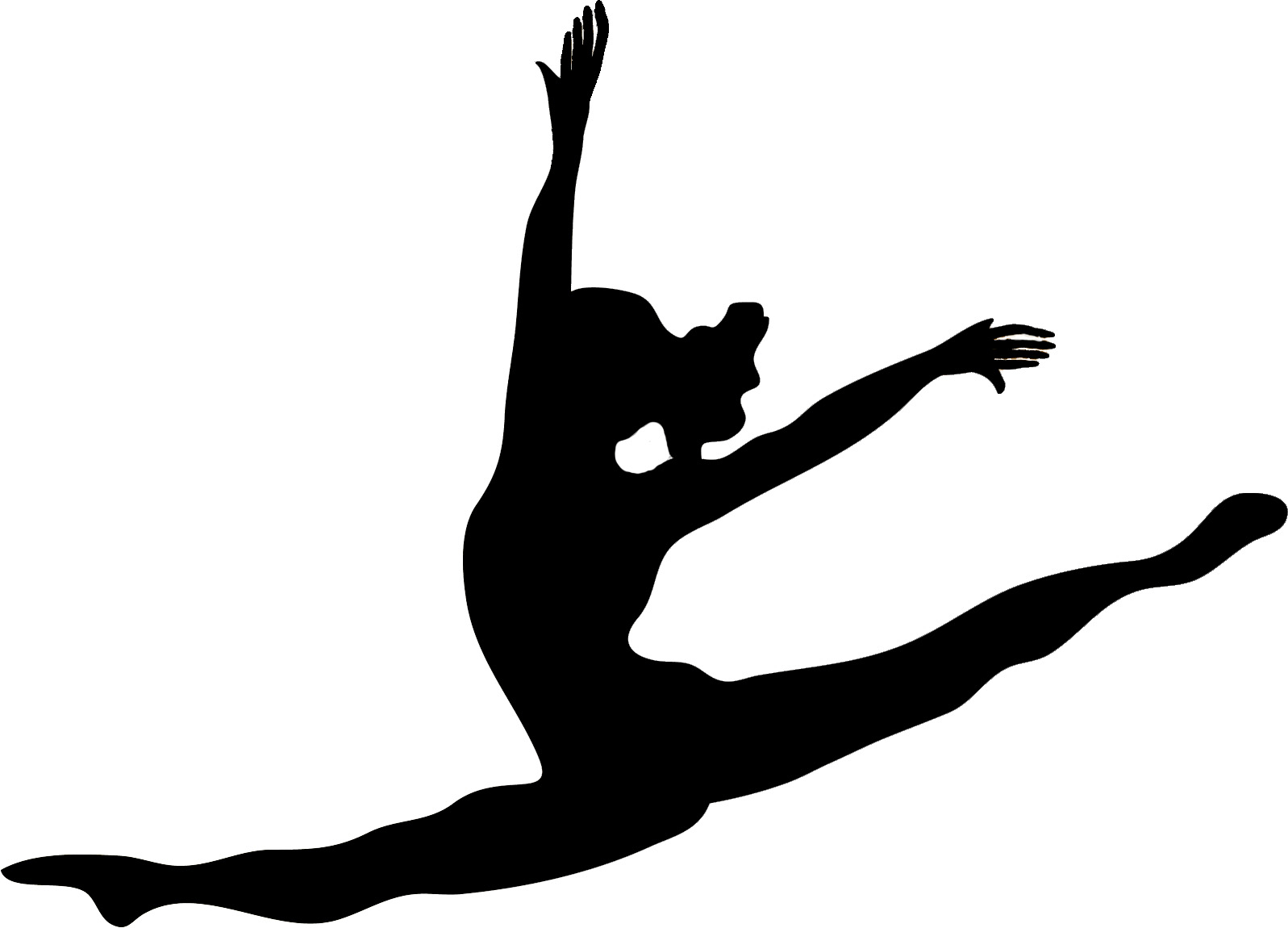 free clip art gymnastics silhouette - photo #1