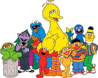 Pix For > Baby Sesame Street Characters Clip Art
