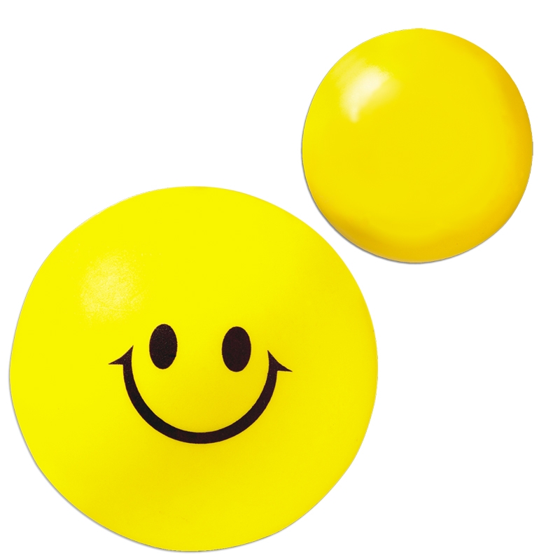 Promotional Smiley Face Stress Ball Stress Reliever | Customized ...