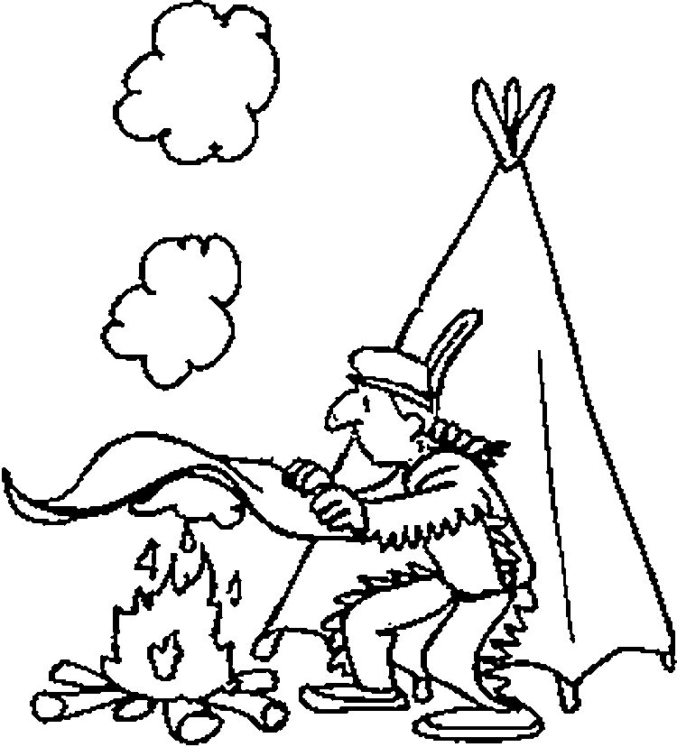 native american indians coloring pages - photo #32