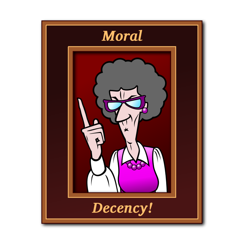 Clipart - Moral Decency