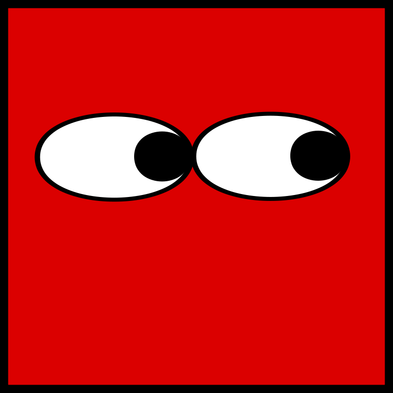 Clipart - Eyes looking