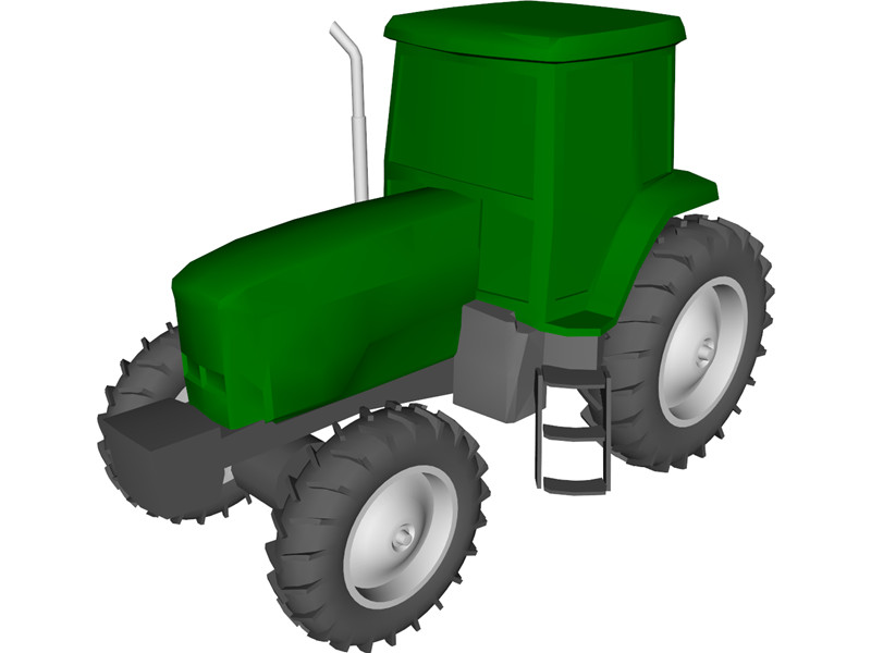 Tractor 3D Model Download | 3D CAD Browser