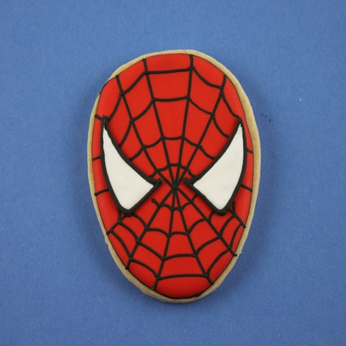 Spider-Man Face Cookie | Flickr - Photo Sharing!