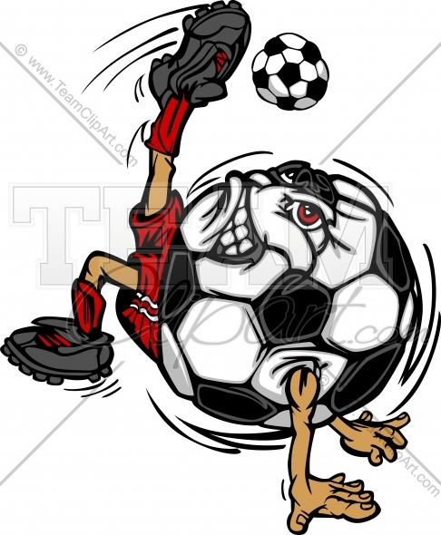Kicking Soccer Ball Clipart - Free Clip Art Images