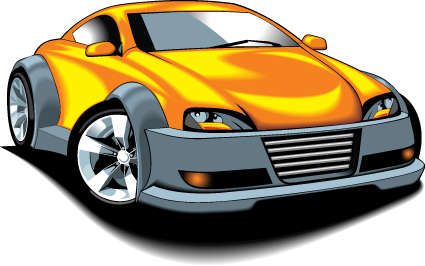 Colored Sport Car elements vector material 09 - Free Vector free ...