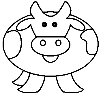How to Draw Cow, How to Draw for Kids, How to Draw Step by Step Cow