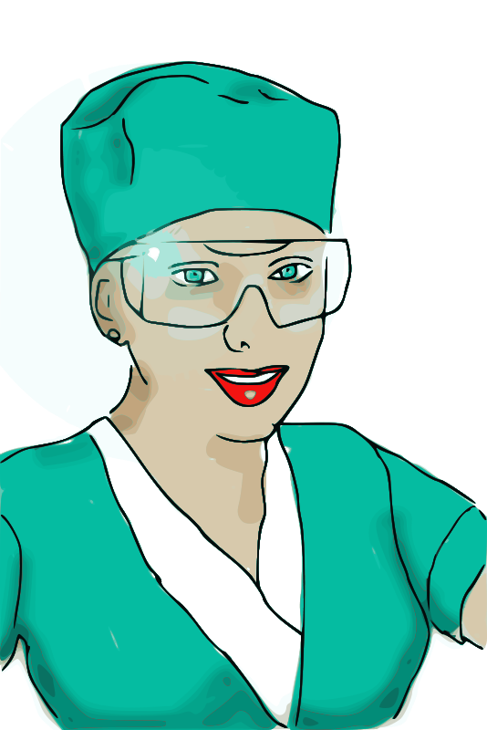Enrolled Scrub Nurse Clip Art Download