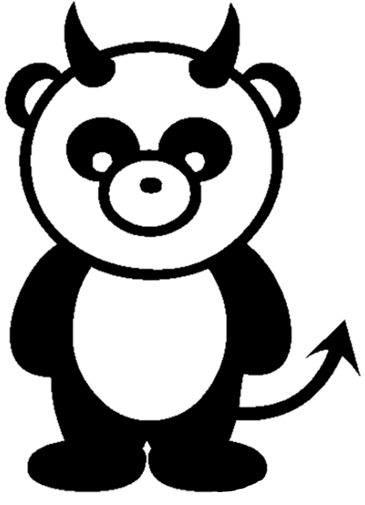 Evil Panda Cartoon | lol-