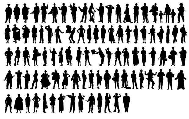People Silhouette - Free Vector Site | Download Free Vector Art ...