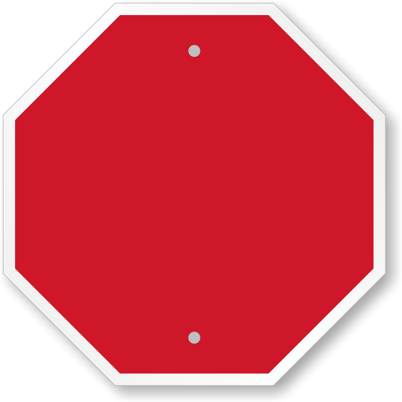 Blank Stop Sign Cliparts co
