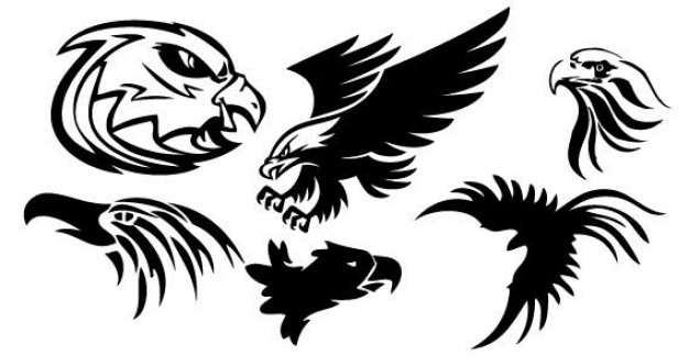 Tattoo Eagle Free Vector - Free Vector Site | Download Free Vector ...
