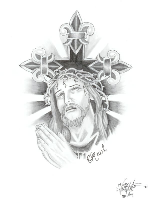 Jesus Christ On The Cross Drawings - Gallery