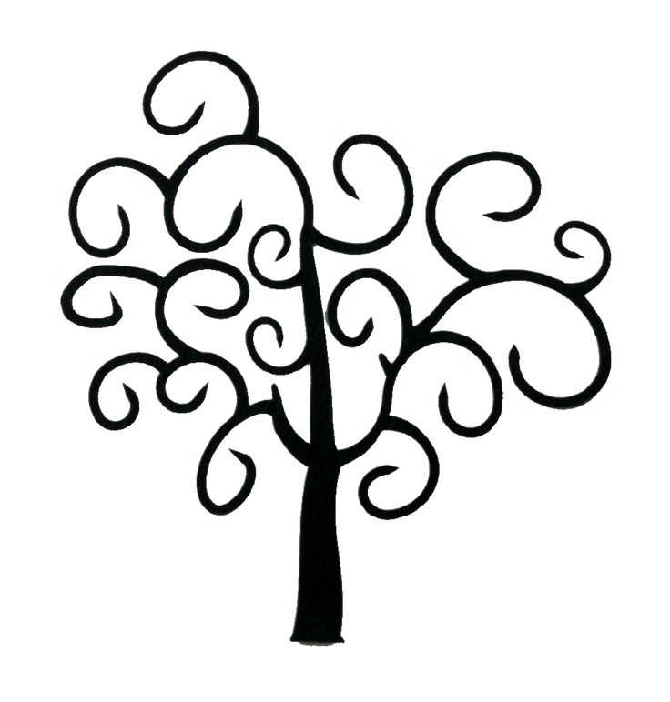 Simple Swirl Tree Tattoo | Tattoo | Pinterest - Cliparts.co