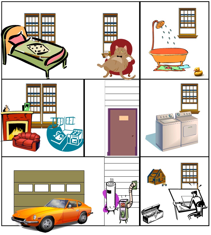 clipart of rooms inside the house - photo #7