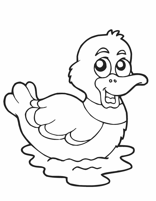 cartoon ducks color page Colouring Pages (page 2)