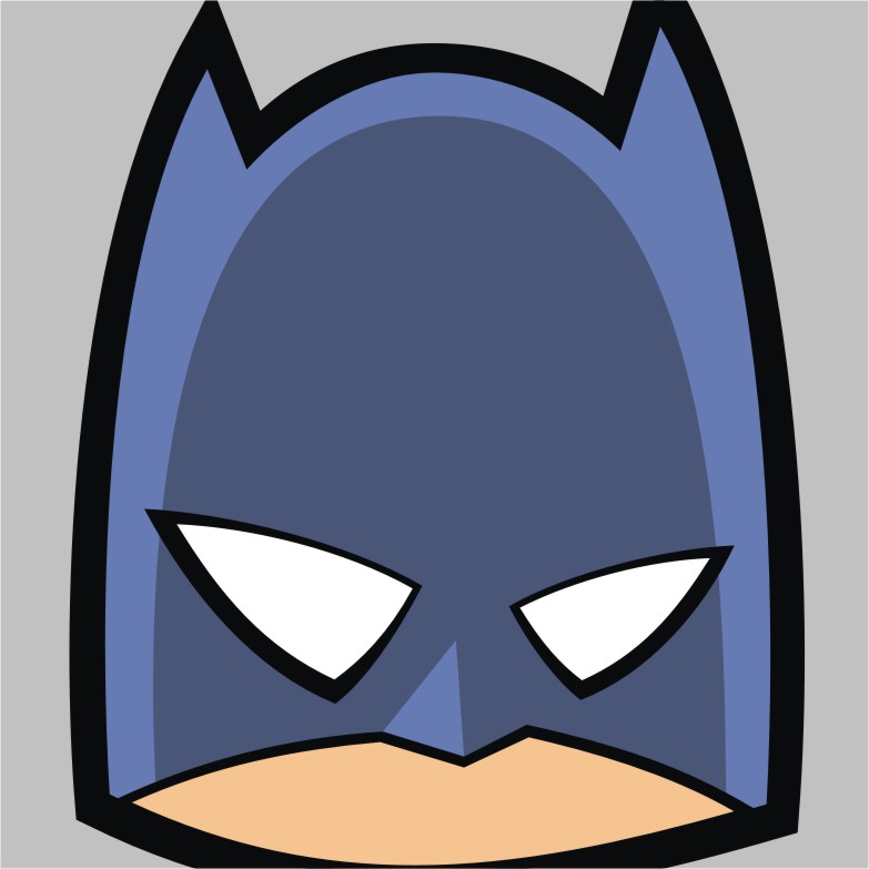 Batman Cartoon Face | lol-rofl.com