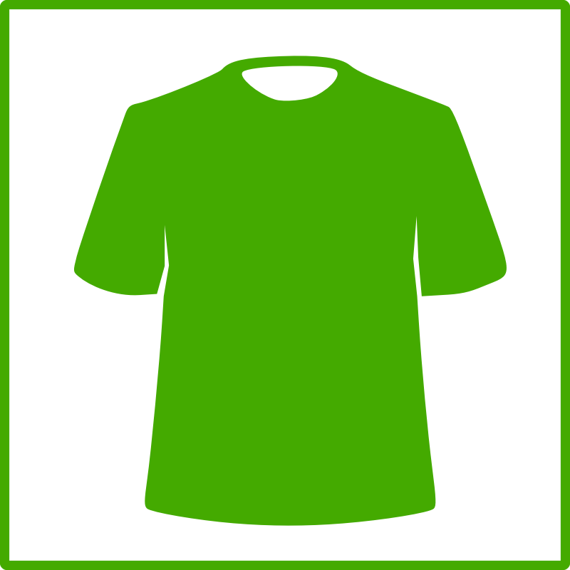 Clipart - eco green clothing icon