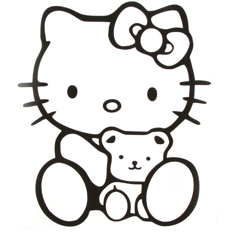 Aliexpress.com : Buy E7775 kitty cat toilet decoration stickers ...