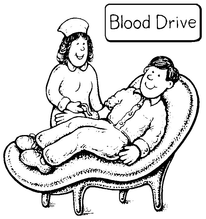 Blood Drive - Man sitting in