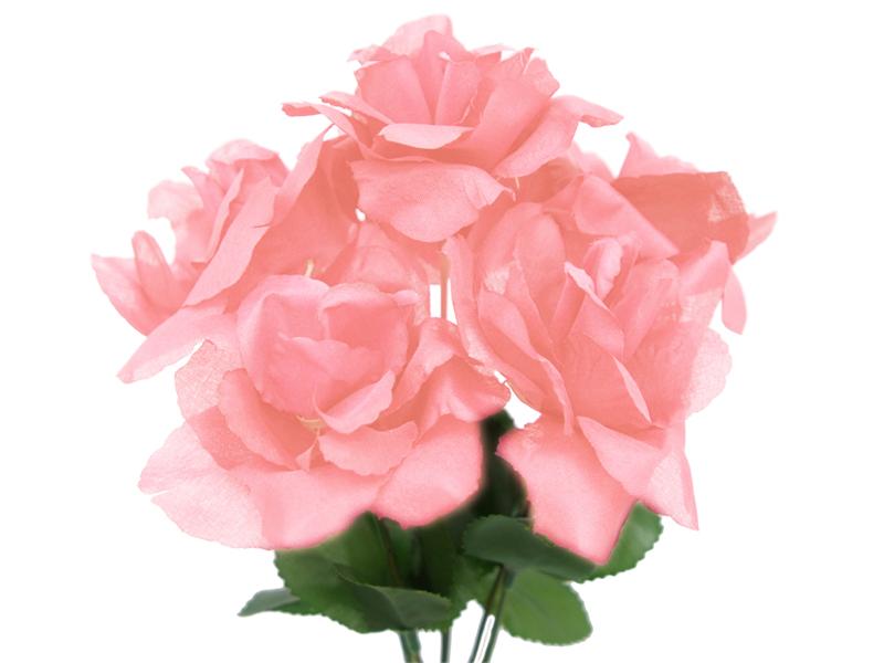 Silk Open Rose-Pink-84/pk | MonsterMarketplace.