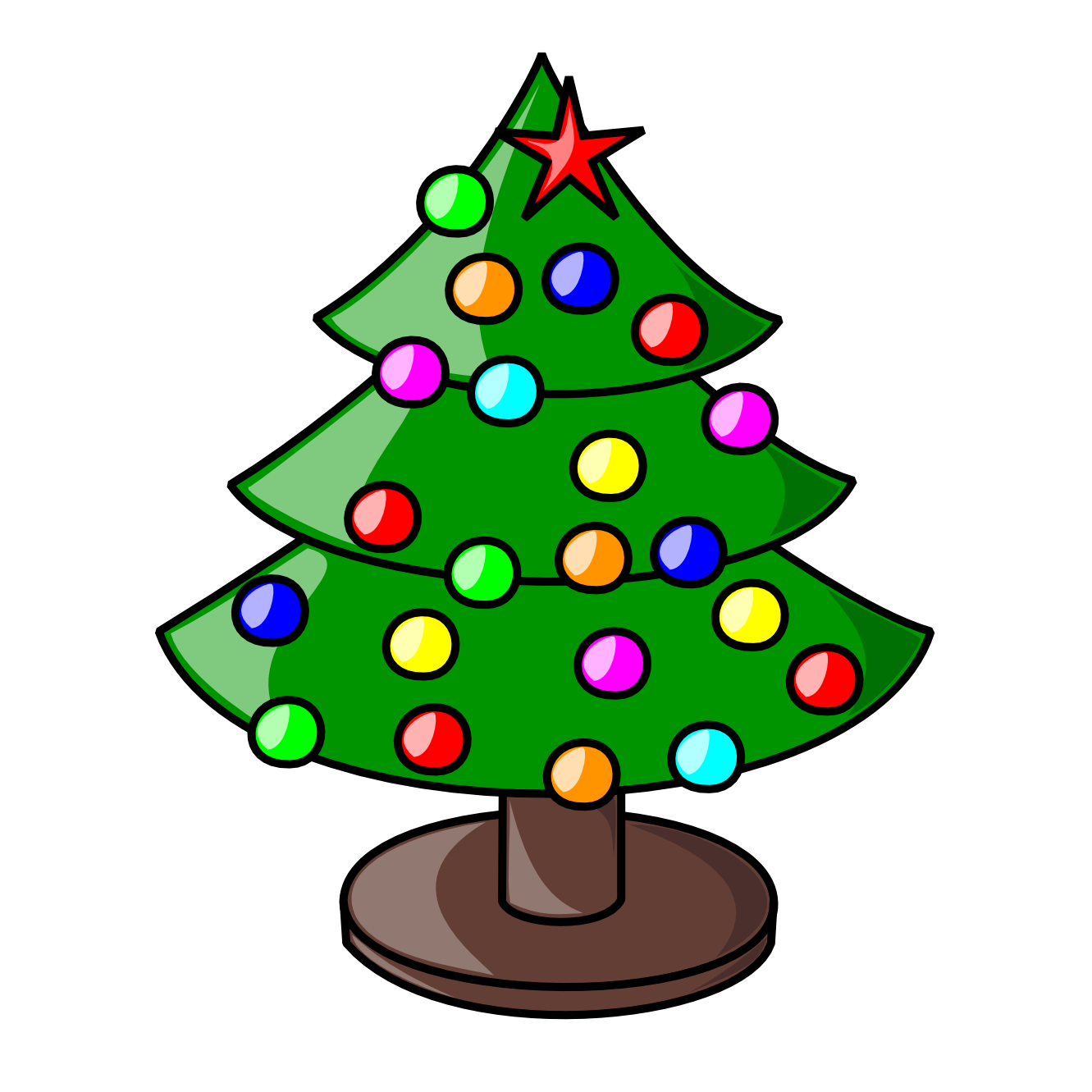 Clipart Christmas Tree | Clipart Panda - Free Clipart Images