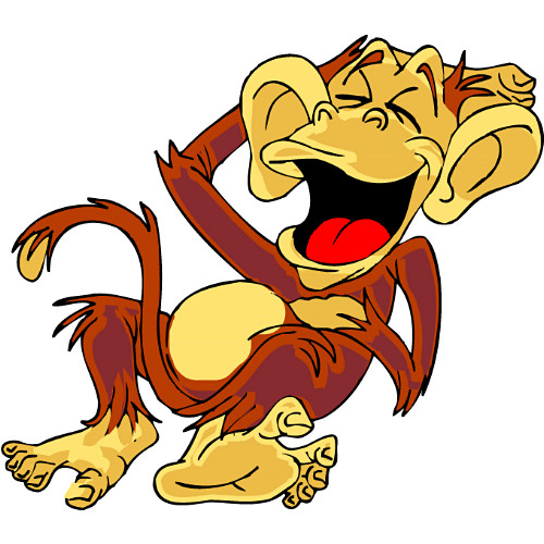Laughing Cartoon Monkey 20003 Hd Wallpapers Background in Funny ...