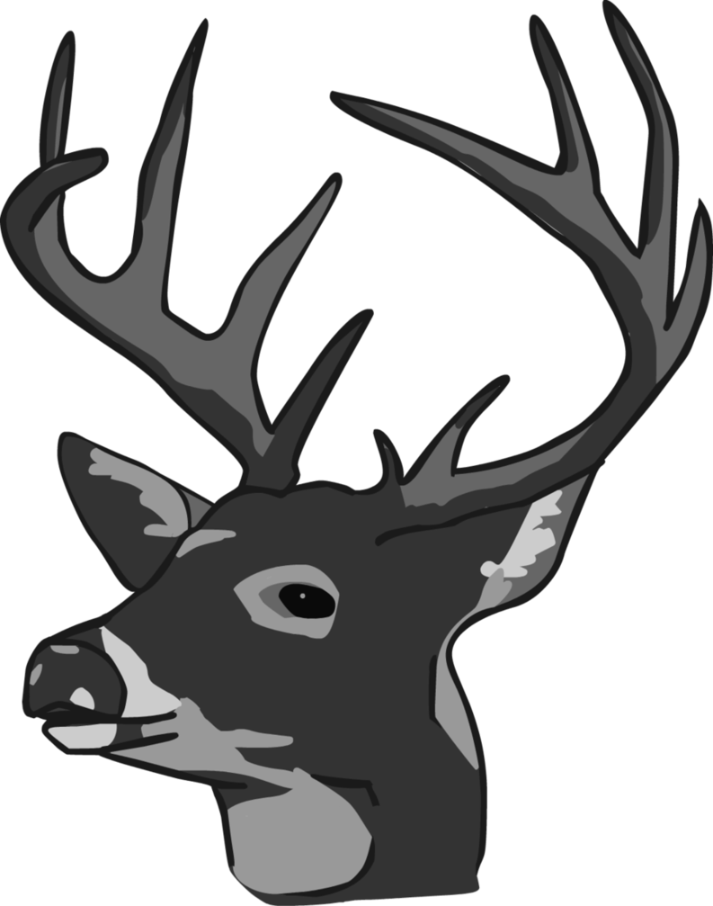 deer silhouette coloring pages - photo #22