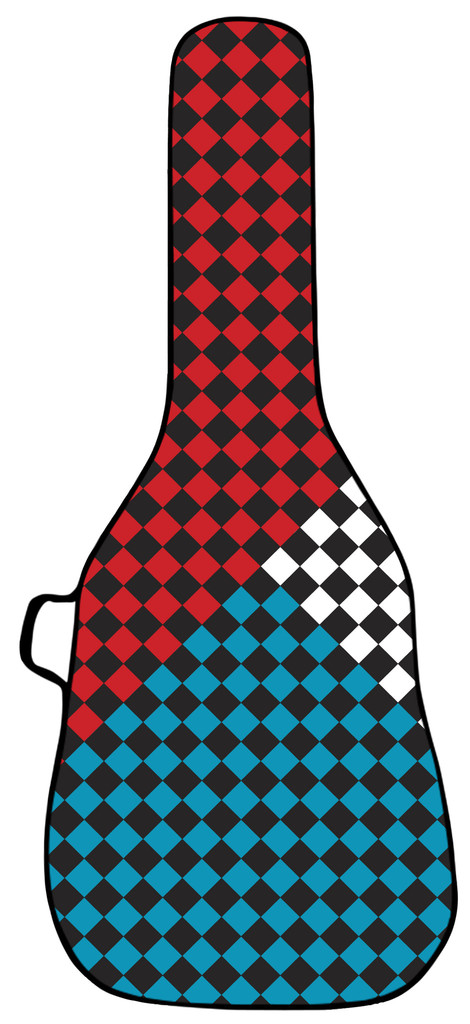 Checkered Flag Designed Guitar Bag | Create Your Own at ...