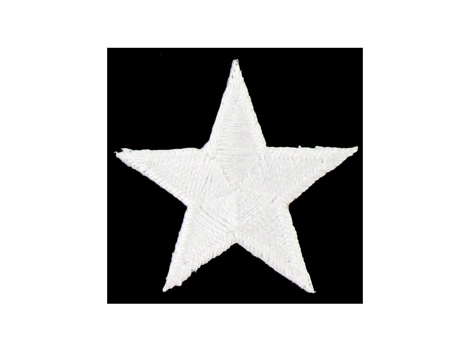 White Embroidered Star Iron-On Appliques | Shop Hobby Lobby