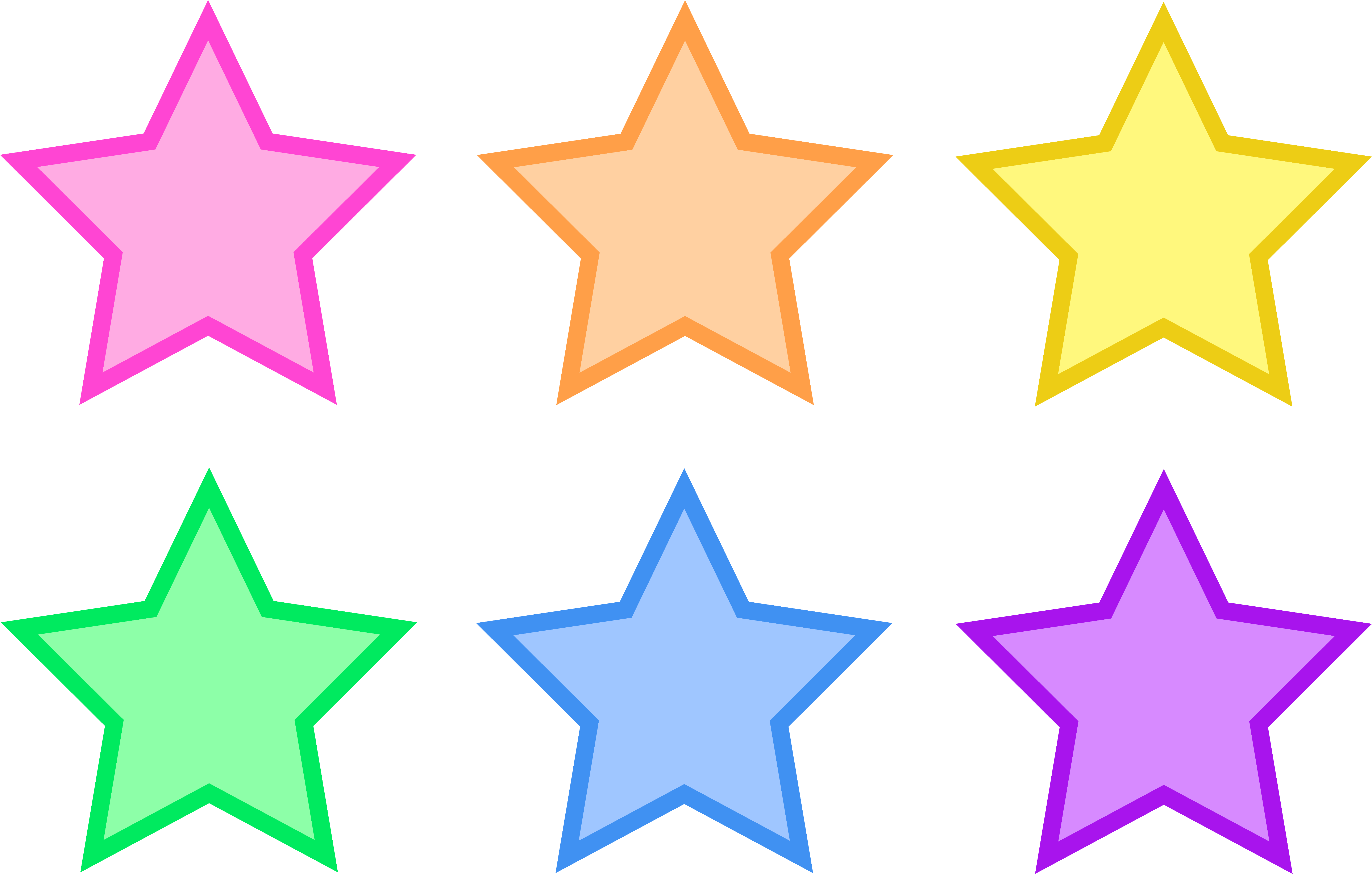 Rainbow Stars Clipart | Clipart Panda - Free Clipart Images