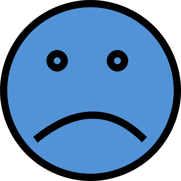 Sad Face Symbol - Cliparts.co
