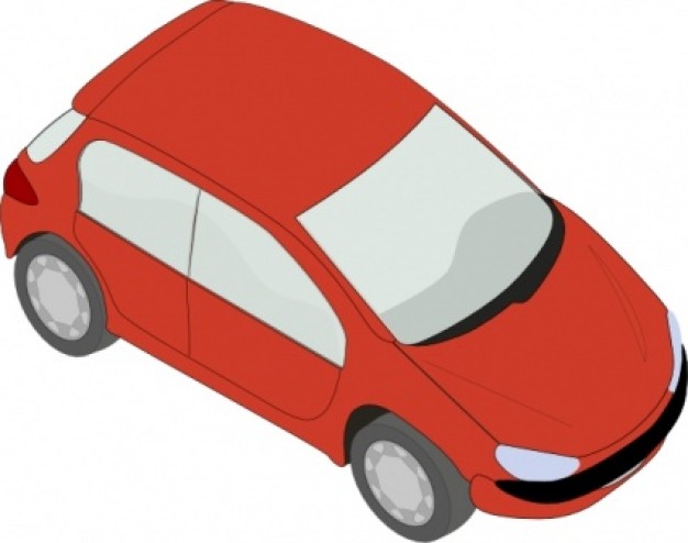 Red Peugeot clip art Vector | Free Download