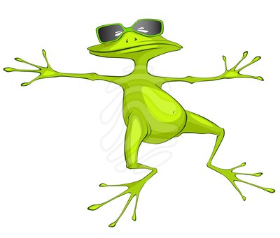 Cartoon Clipart Happy Frog Cartoon Character Clip Art Image ...