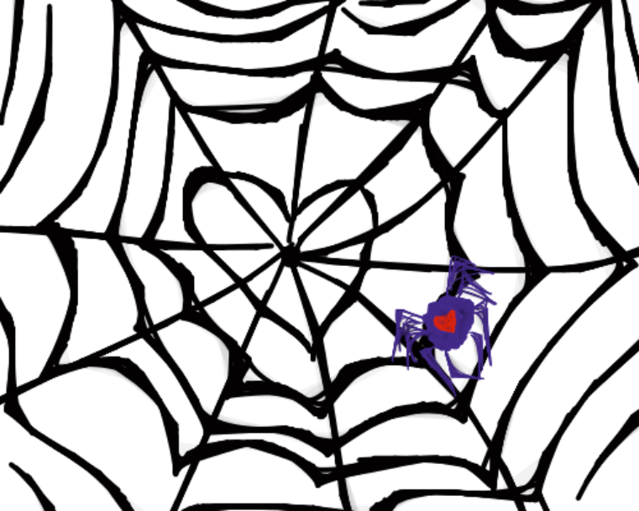 Spider web - Heart by moonlight887 on deviantART