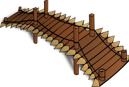 Wooden Bridge clip art - Download free Other vectors