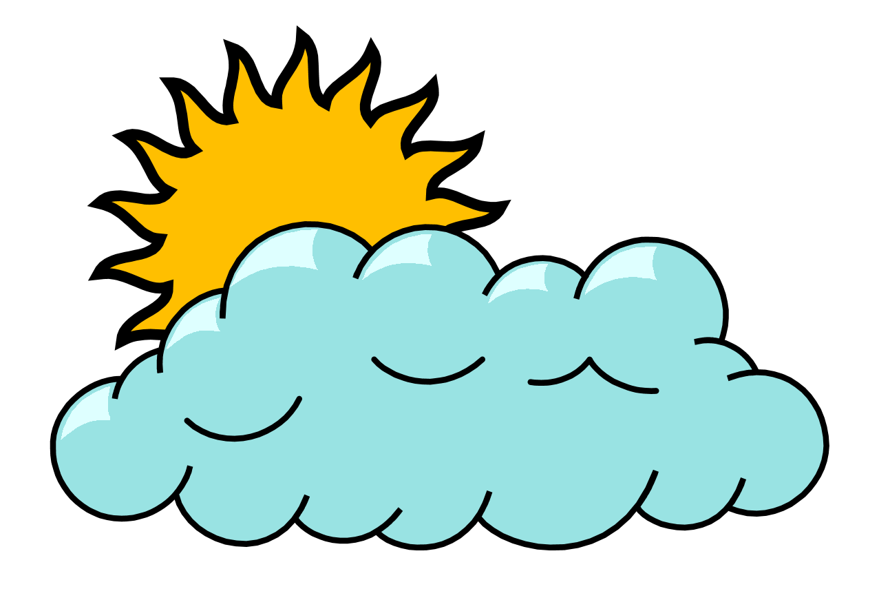 Sun And Clouds Clipart - ClipArt Best