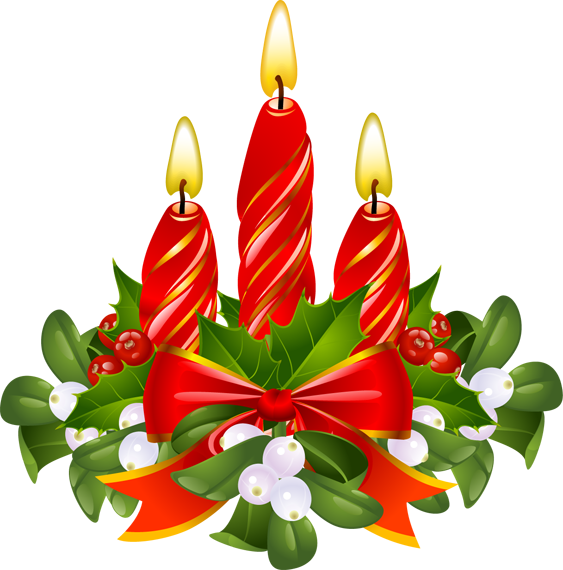 Christmas Candles Clipart | quotes.