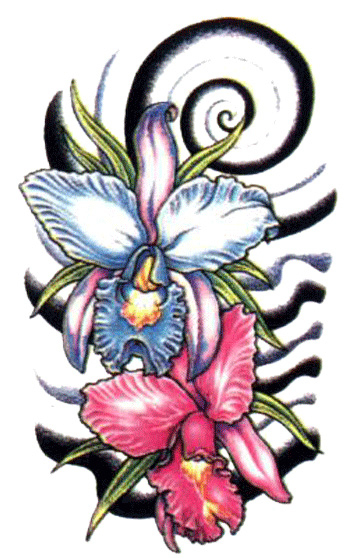 Hawaiian Flower Tattoos- High Quality Photos and Flash Designs of ...