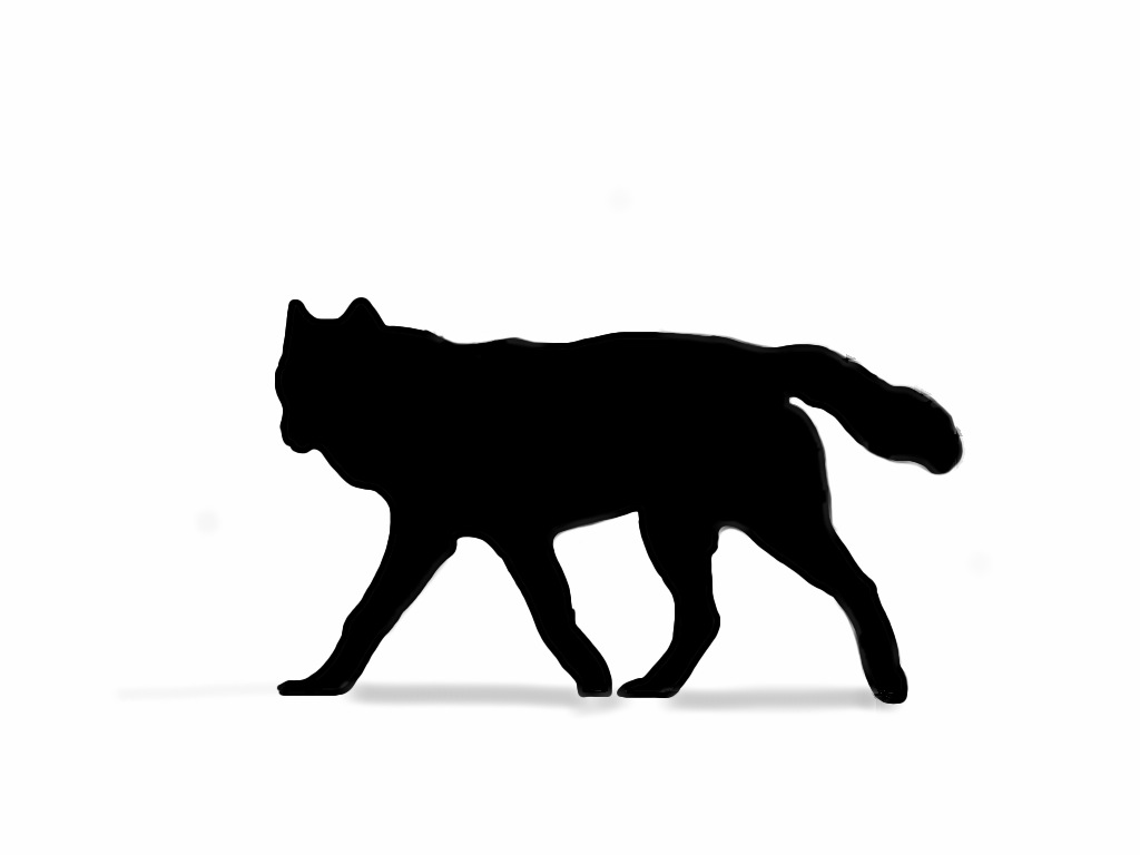 Wolf silhouette by PandaWolf-13 on deviantART