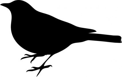 Profile Of A Bird clip art - Download free Shape vectors