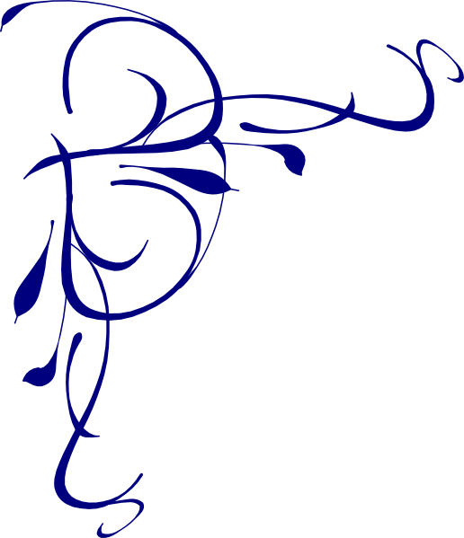 Left Floral Swirl clip art - vector clip art online, royalty free ...