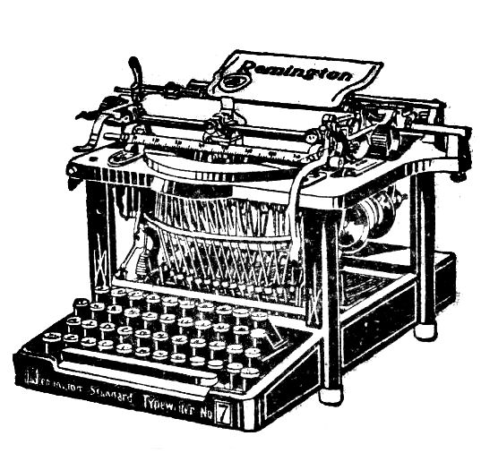 Free Vintage Clip Art - Typewriters - The Graphics Fairy