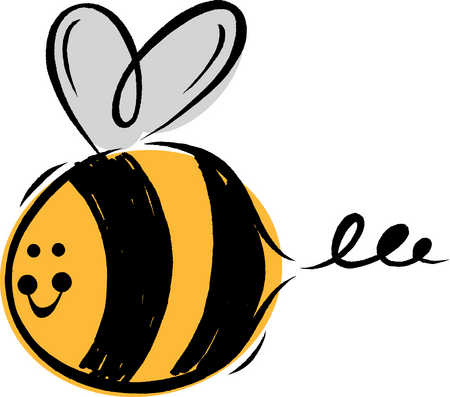 Stock Illustration - Bumblebee, close-