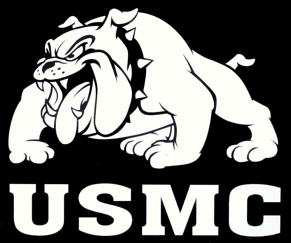 Images For > Usmc Logo Black And White
