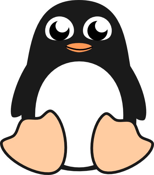 Sad Penguin clip art - vector clip art online, royalty free ...