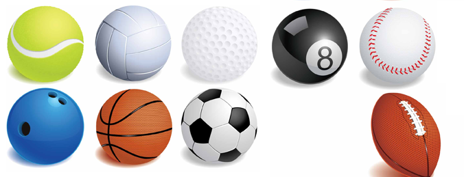 Free Sport Balls Vector Graphics - Free Vector Download | Qvectors.net